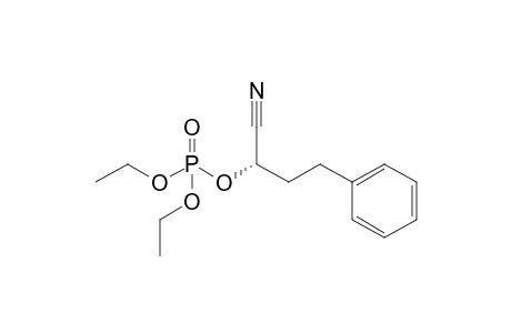 (S)-2-(Diethylphosphoryloxy)-4-phenylbutanenitrile