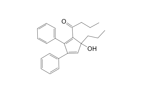 1-(5-hydroxy-2,3-diphenyl-5-propylcyclopenta-1,3-dienyl)butan-1-one