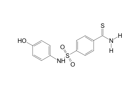 p-[(p-hydroxyphenyl)sulfamoyl]thiobenzamide
