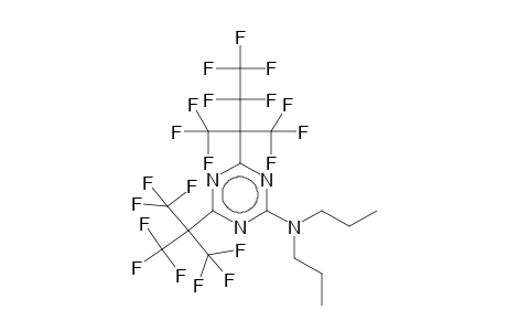 2-(Dipropylamino)-4-[2,2,3,3,3-pentafluoro-1,1-bis(trifluoromethyl)propyl]-6-[2,2,2-trifluoro-1,1-bis(trifluoromethyl)ethyl]-1,3,5-triazine