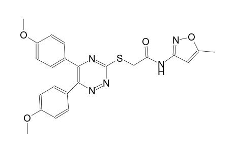 acetamide, 2-[[5,6-bis(4-methoxyphenyl)-1,2,4-triazin-3-yl]thio]-N-(5-methyl-3-isoxazolyl)-