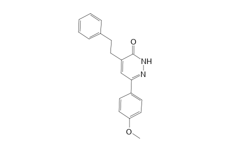 6-(4-Methoxyphenyl)-4-(2-phenylethyl)-2,3-dihydropyridazinone