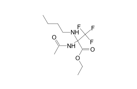 Ethyl 2-acetamido-2-(butylamino)-3,3,3-trifluoropropionate