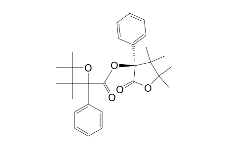 (3'S)-tetrahydro-4',4',5',5'-tetramethyl-2'-oxo-3'-phenylfur-3'-yl (2R)-3,3,4,4-tetramethyl-2-phenyloxetane-2-carboxylate