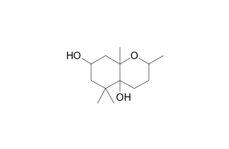 (7SR)-Octahydro-2.5.5.8a-tetramethyl-2H-[1]benzopyran-4a,7-diol