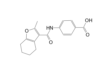 4-([(2-Methyl-4,5,6,7-tetrahydro-1-benzofuran-3-yl)carbonyl]amino)benzoic acid