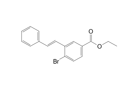 4-Bromo-3-[(E)-2-phenylethenyl]benzoic acid ethyl ester