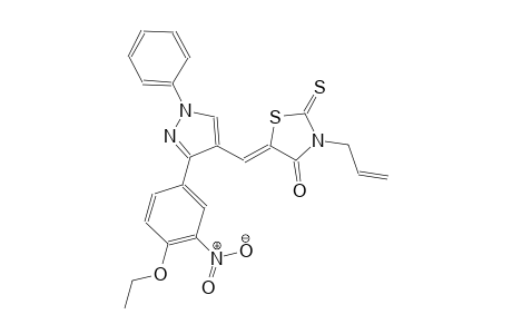 4-thiazolidinone, 5-[[3-(4-ethoxy-3-nitrophenyl)-1-phenyl-1H-pyrazol-4-yl]methylene]-3-(2-propenyl)-2-thioxo-, (5Z)-