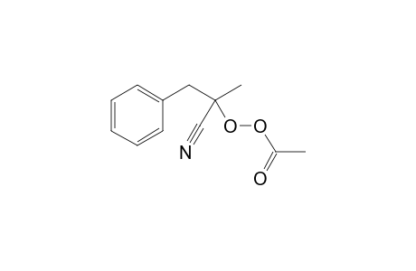 Ethaneperoxoic acid, 1-cyano-1-methyl-2-phenylethyl ester