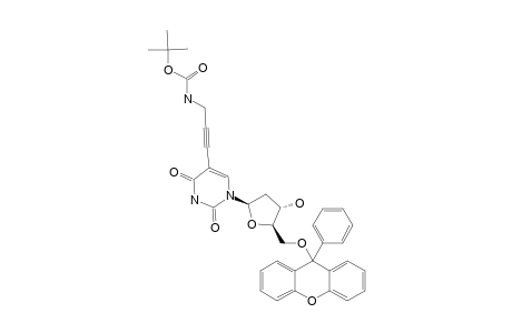 5-(3-[(TERT.-BUTYLOXYCARBONYL)-AMINO]-PROP-1-YN-1-YL)-5'-O-(9-PHENYLXANTHEN-9-YL)-2'-DEOXYURIDINE