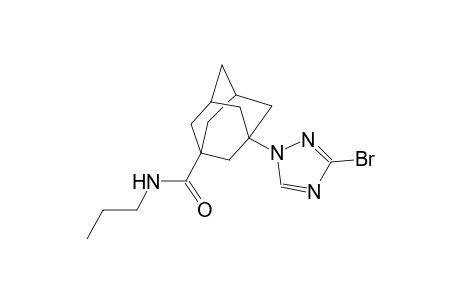 3-(3-bromo-1H-1,2,4-triazol-1-yl)-N-propyl-1-adamantanecarboxamide