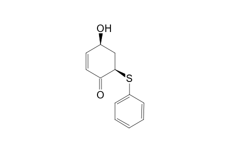 cis-6-Phenylthio-4-hydroxy-2-cyclohexenone