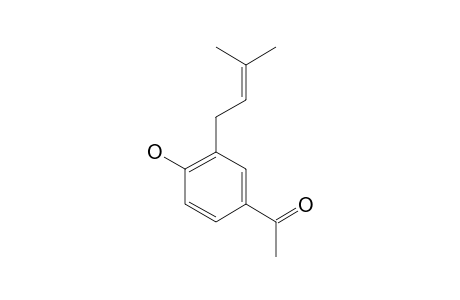 4-HYDROXY-3-(ISOPENTENT-2-YL)-ACETOPHENONE