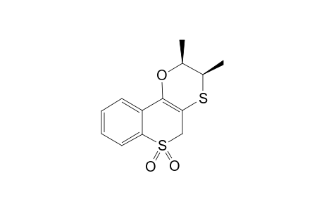 CIS-2,3-DIHYDRO-2,3-DIMETHYL-[5H]-1,4-OXATHIINO-[3,2-C]-[1]-BENZOTHIOPYRAN-6,6-DIOXIDE