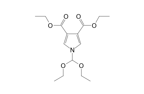 diethyl 1-(diethoxymethyl)pyrrole-3,4-dicarboxylate