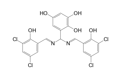 2,2'-[(3,5-dichlorosalicylidene)bis(nitrilomethylidyne)]bis[4,6-dichlorophenol