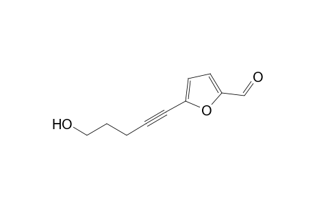5-(5-hydroxypent-1-ynyl)furan-2-carbaldehyde