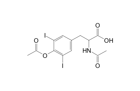 N-acetyl-3,5-diiodo-L-tyrosine, acetate(ester)