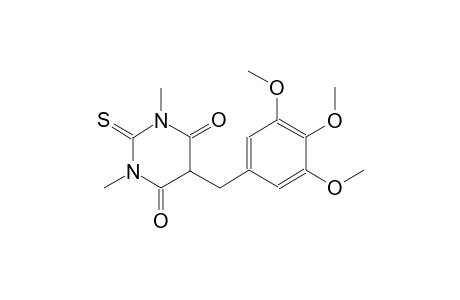 1,3-dimethyl-2-thioxo-5-(3,4,5-trimethoxybenzyl)dihydro-4,6(1H,5H)-pyrimidinedione