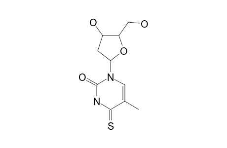 1-(2-DEOXY-BETA-D-LYXOFURANOSYL)-4-THIOTHYMINE