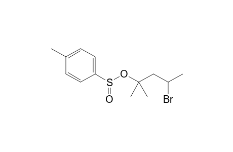 (3-bromo-1,1-dimethyl-butyl) 4-methylbenzenesulfinate