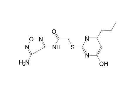 N-(4-Amino-furazan-3-yl)-2-(4-hydroxy-6-propyl-pyrimidin-2-ylsulfanyl)-acetamide