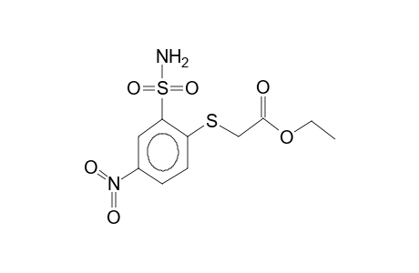 ethyl (2-sulfamoyl-4-nitrophenylthio)acetate