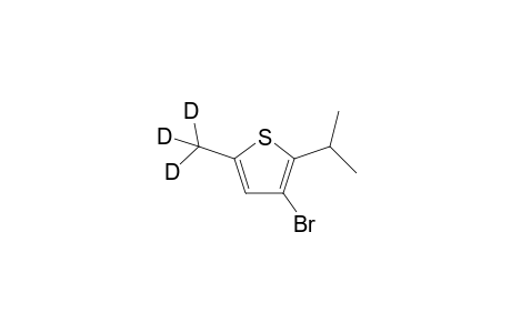 3-Bromo-2-isopropyl-5-trideuteriomethylthiophene