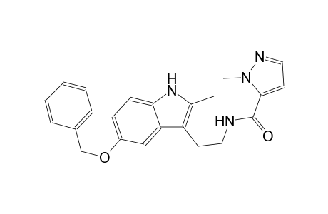 2-Methyl-2H-pyrazole-3-carboxylic acid [2-(5-benzyloxy-2-methyl-1H-indol-3-yl)-ethyl]-amide