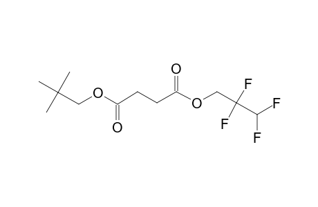 Succinic acid, 2,2,3,3-tetrafluoropropyl neopentyl ester