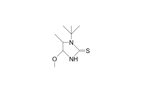 1-tert-Butyl-4-methoxy-trans-5-methyl-imidazolidine-2-thione