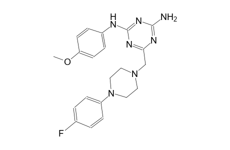 1,3,5-triazine-2,4-diamine, 6-[[4-(4-fluorophenyl)-1-piperazinyl]methyl]-N~2~-(4-methoxyphenyl)-