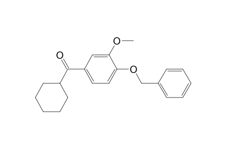 Methanone, cyclohexyl[3-methoxy-4-(phenylmethoxy)phenyl]-