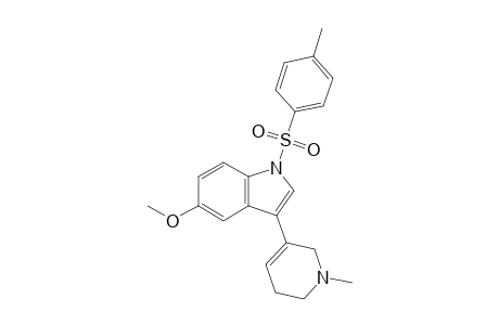 5-Methoxy-1-tosyl-3-(1'-methyl-1',2',5',6'-tetrahydropyridin-3'-yl)indole