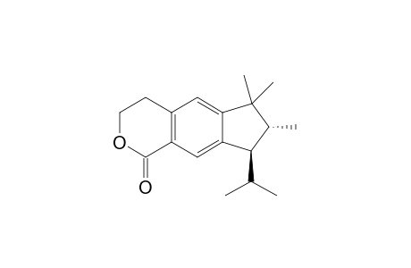 (2R,3R)-3-ispropyl-2,3,7,8-tetrahydro-1,1,2-trimethylcyclopenta[g]-2-benzopyran-1-one