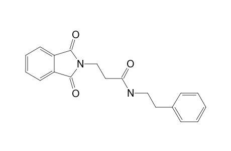 N-PHENETHYL-3-PHTHALIMIDOPROPIONAMIDE