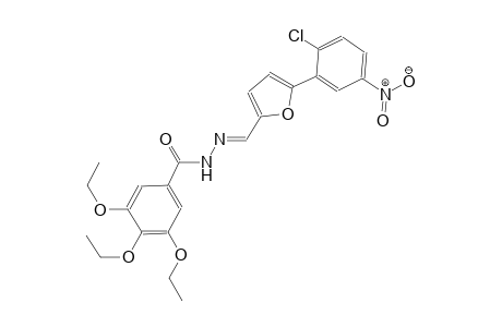 N'-{(E)-[5-(2-chloro-5-nitrophenyl)-2-furyl]methylidene}-3,4,5-triethoxybenzohydrazide