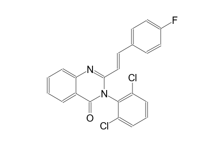 3-(2,6-dichlorophenyl)-2-[(E)-2-(4-fluorophenyl)ethenyl]-4(3H)-quinazolinone