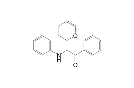 2-(3,4-Dihydro-2H-pyran-2-yl)-1-phenyl-2-(phenylamino)ethanone