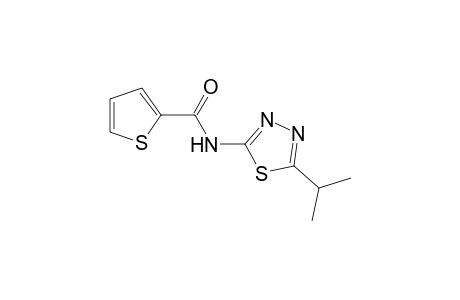 N-(5-isopropyl-1,3,4-thiadiazol-2-yl)-2-thiophenecarboxamide