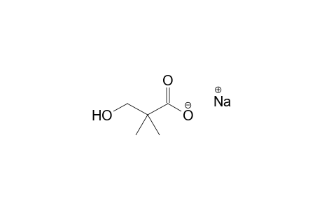 Propanoic acid, 3-hydroxy-2,2-dimethyl-, monosodium salt