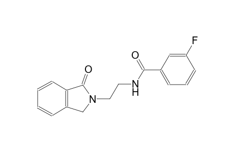 benzamide, N-[2-(1,3-dihydro-1-oxo-2H-isoindol-2-yl)ethyl]-3-fluoro-