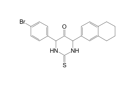4-(4-Bromophenyl)-6-(5,6,7,8-tetrahydronaphthalen-2-yl)-2-thioxo-tetrahydropyrimidin-5(6H)-one