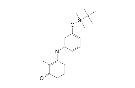 2-METHYL-3-(3'-DIMETHYL-TERT.-BUTYLDIMETHYLSILYLOXYANILINO)-CYCLOHEX-2-EN-1-ONE