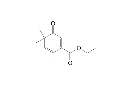 3-keto-4,4,6-trimethyl-cyclohexa-1,5-diene-1-carboxylic acid ethyl ester