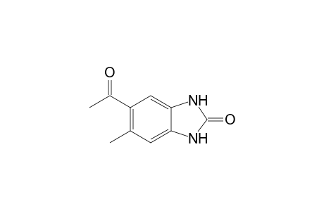 2H-Benzimidazol-2-one, 5-acetyl-1,3-dihydro-6-methyl-