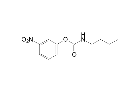 butylcarbamic acid, m-nitrophenyl ester