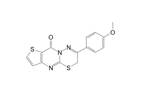 12-(4-methoxyphenyl)-4,10-dithia-1,8,13-triazatricyclo[7.4.0.0(3,7)]trideca-3(7),5,8,12-tetraen-2-one