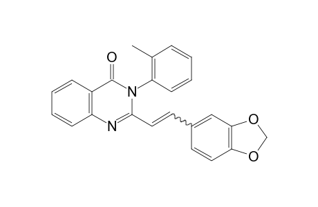 2-[3,4-(methylenedioxy)styryl]-3-(o-tolyl)-4(3H)-quinazolinone