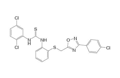 2'-{{[3-(p-chlorophenyl)-1,2,4-oxadiazol-5-yl]methyl}thio}-2,5-dichlorothiocarbanilide
